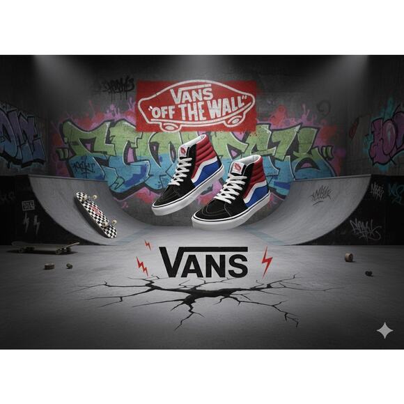 Vans Old Skool Sneakers Sz. 2 - Picture 1 of 6